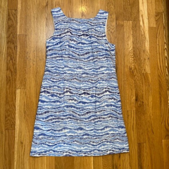 Tori Richard Honolulu Dagmar Dress Calm Seas Size 12 NWT - Picture 7 of 11